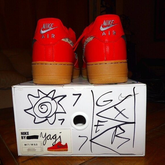 One of a kind RARE Nike sneakers with autographed box, west side gunn - Picture 1 of 12